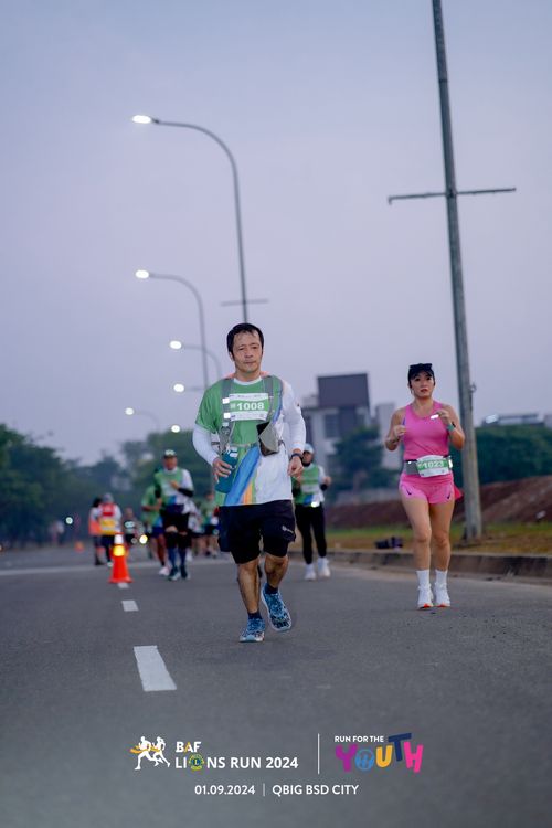 Race photo from BAF LIONS RUN 2024
