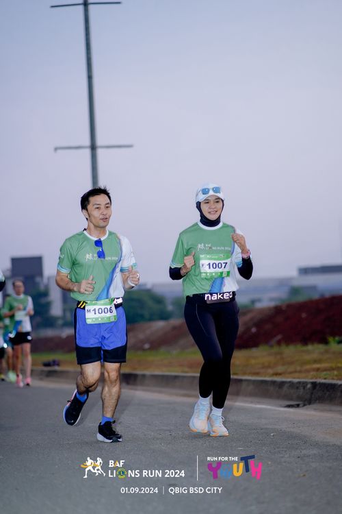 Race photo from BAF LIONS RUN 2024