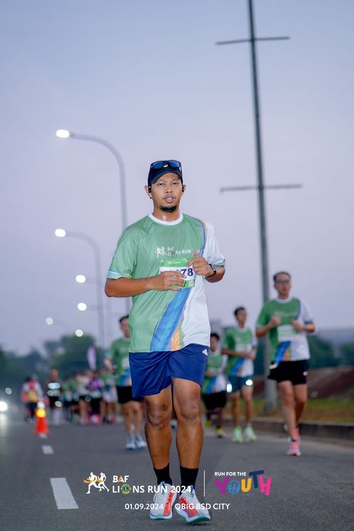 Race photo from BAF LIONS RUN 2024