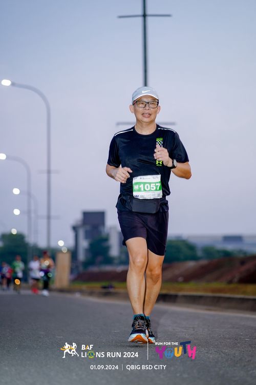 Race photo from BAF LIONS RUN 2024