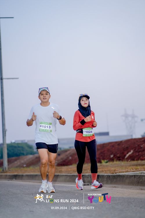 Race photo from BAF LIONS RUN 2024