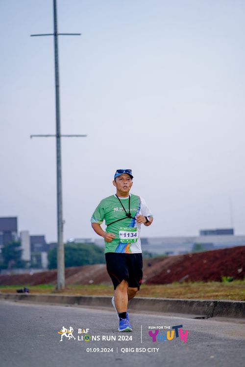 Race photo from BAF LIONS RUN 2024