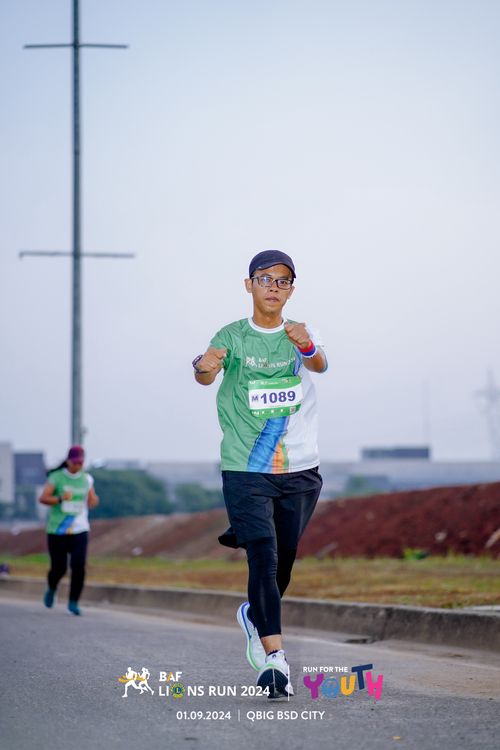 Race photo from BAF LIONS RUN 2024