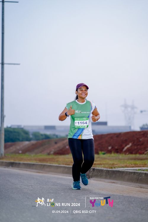 Race photo from BAF LIONS RUN 2024