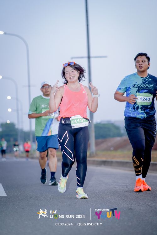 Race photo from BAF LIONS RUN 2024