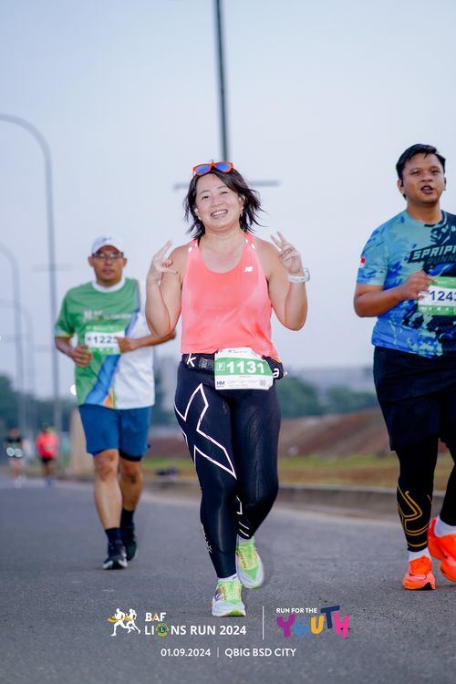 Race photo from BAF LIONS RUN 2024