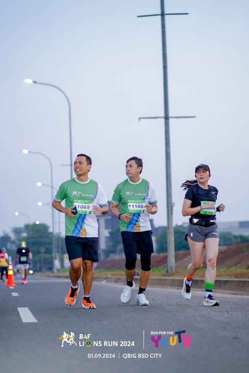 Race photo from BAF LIONS RUN 2024