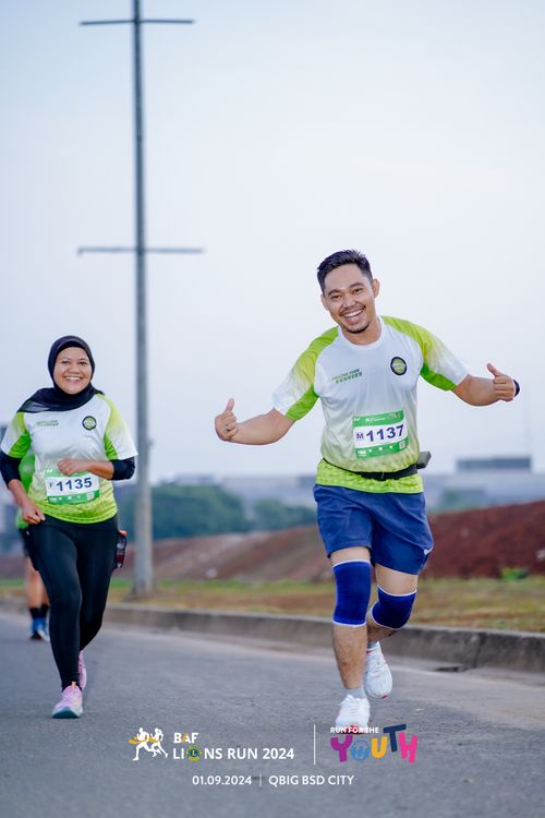 Race photo from BAF LIONS RUN 2024