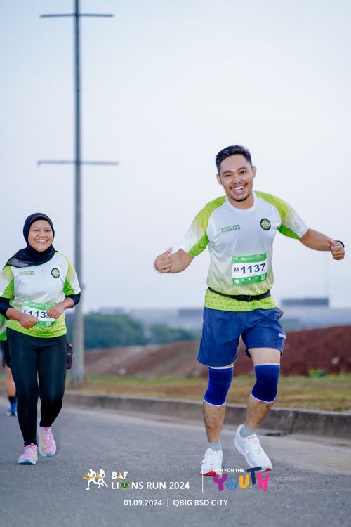 Race photo from BAF LIONS RUN 2024