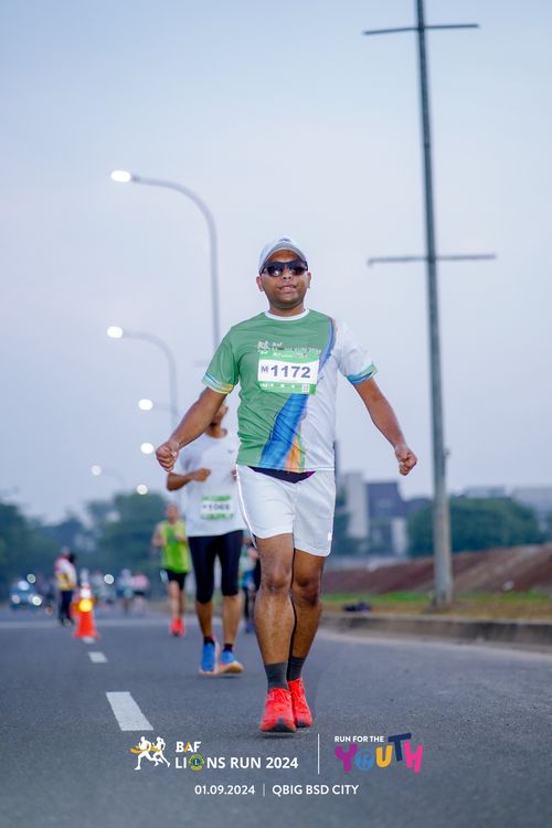 Race photo from BAF LIONS RUN 2024