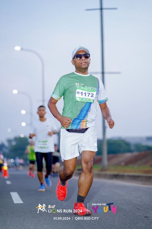 Race photo from BAF LIONS RUN 2024