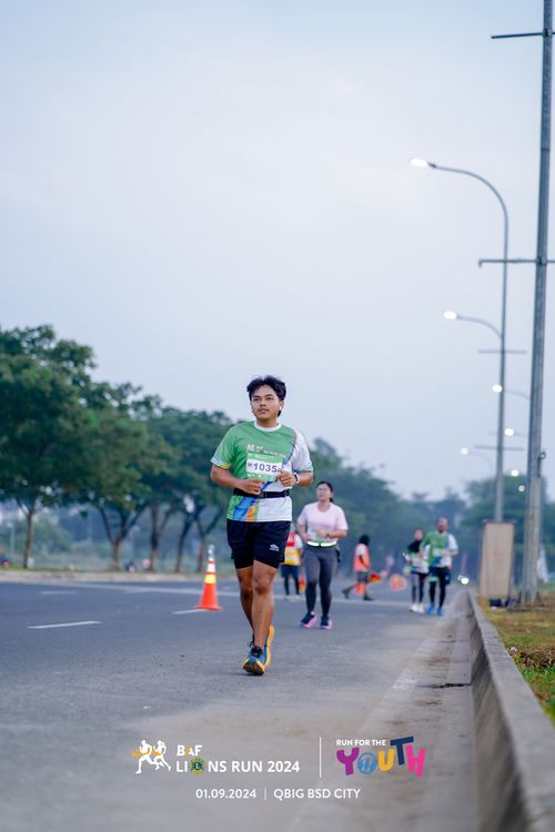 Race photo from BAF LIONS RUN 2024