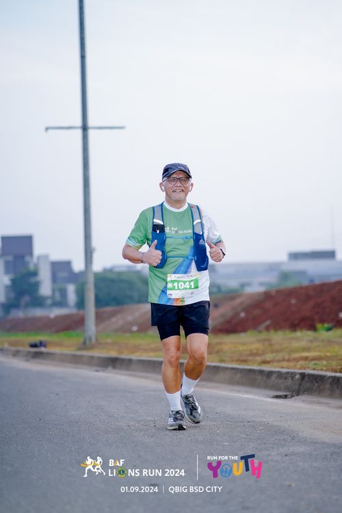 Race photo from BAF LIONS RUN 2024