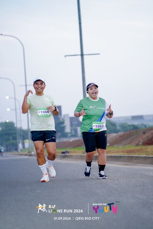 Race photo from BAF LIONS RUN 2024
