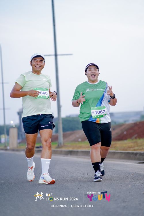 Race photo from BAF LIONS RUN 2024