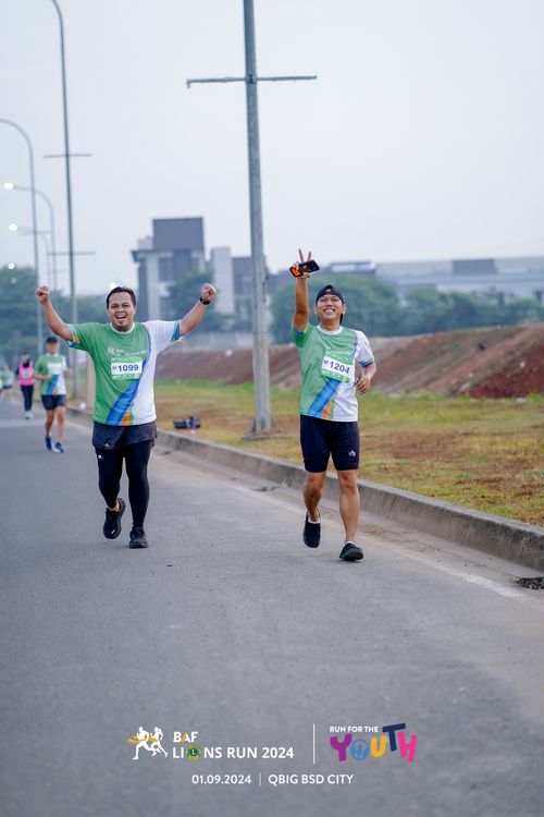 Race photo from BAF LIONS RUN 2024