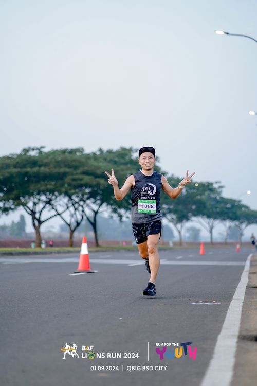 Race photo from BAF LIONS RUN 2024