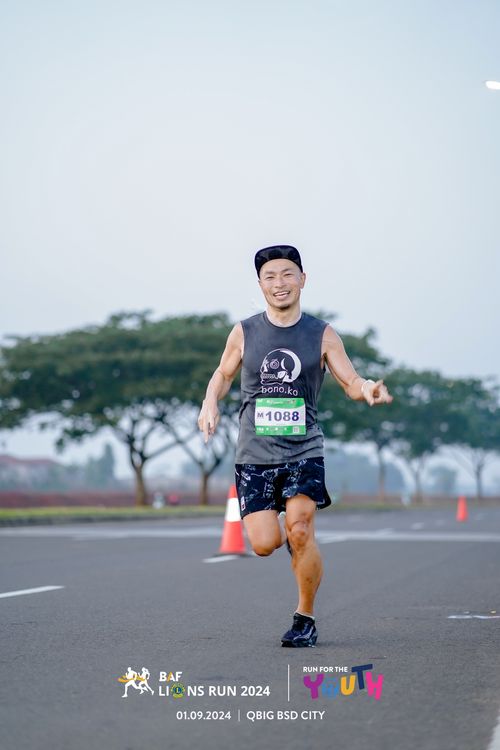 Race photo from BAF LIONS RUN 2024