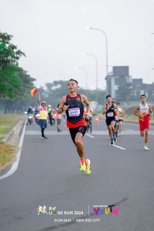 Race photo from BAF LIONS RUN 2024