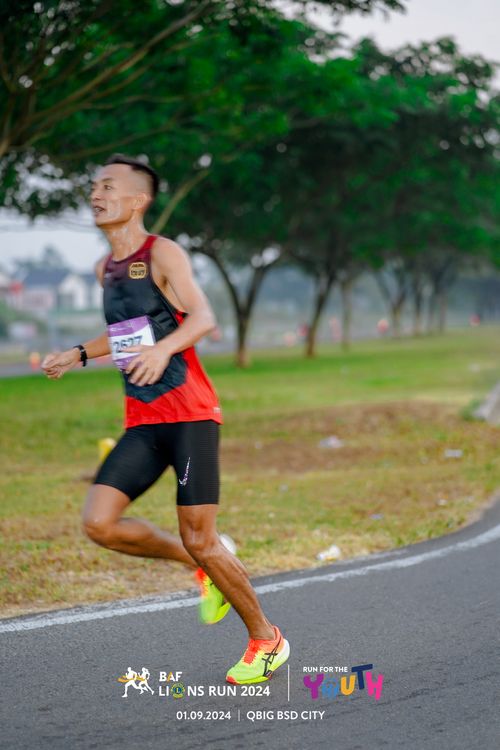Race photo from BAF LIONS RUN 2024