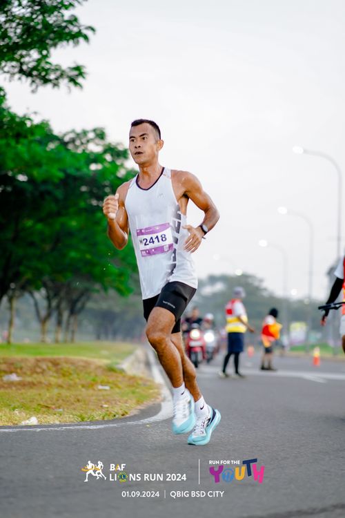 Race photo from BAF LIONS RUN 2024