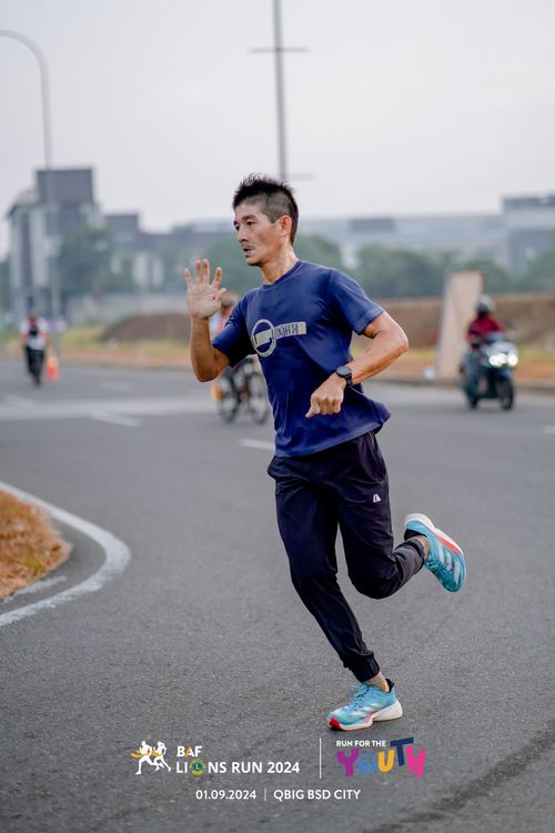 Race photo from BAF LIONS RUN 2024