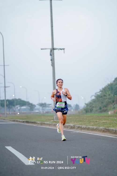 Race photo from BAF LIONS RUN 2024