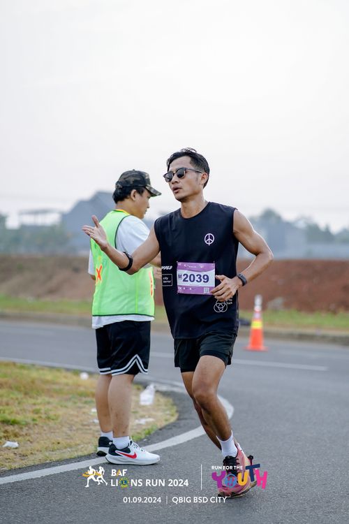 Race photo from BAF LIONS RUN 2024