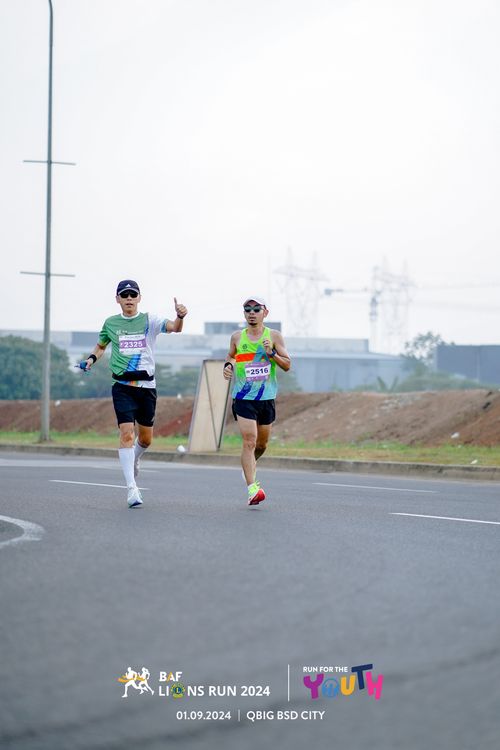 Race photo from BAF LIONS RUN 2024