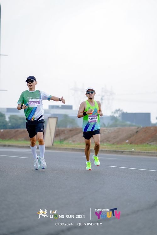 Race photo from BAF LIONS RUN 2024