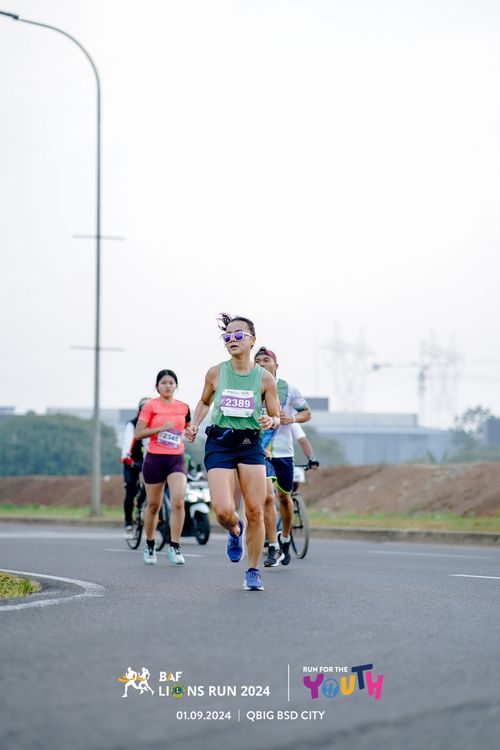 Race photo from BAF LIONS RUN 2024