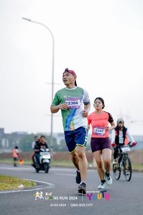 Race photo from BAF LIONS RUN 2024