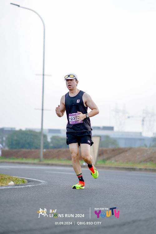 Race photo from BAF LIONS RUN 2024