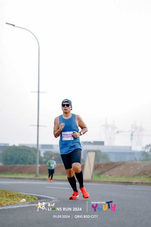 Race photo from BAF LIONS RUN 2024