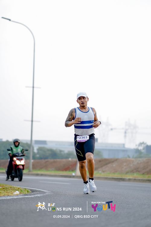 Race photo from BAF LIONS RUN 2024