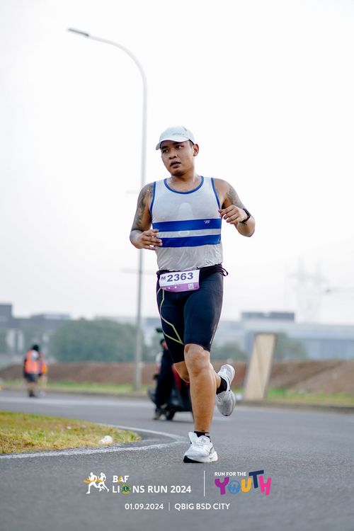 Race photo from BAF LIONS RUN 2024