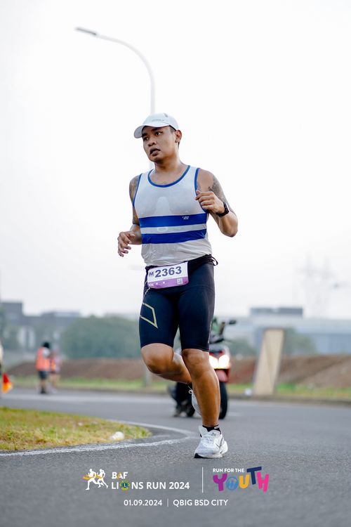 Race photo from BAF LIONS RUN 2024