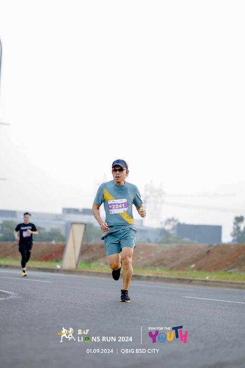 Race photo from BAF LIONS RUN 2024