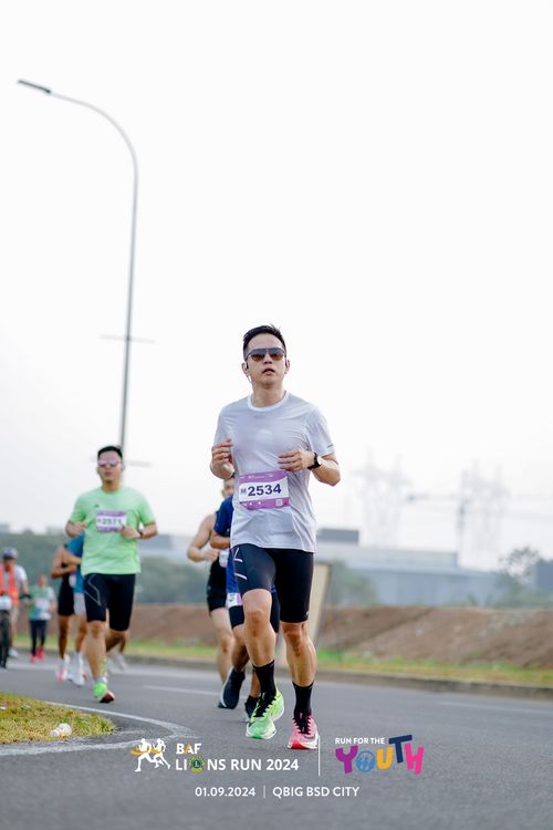 Race photo from BAF LIONS RUN 2024