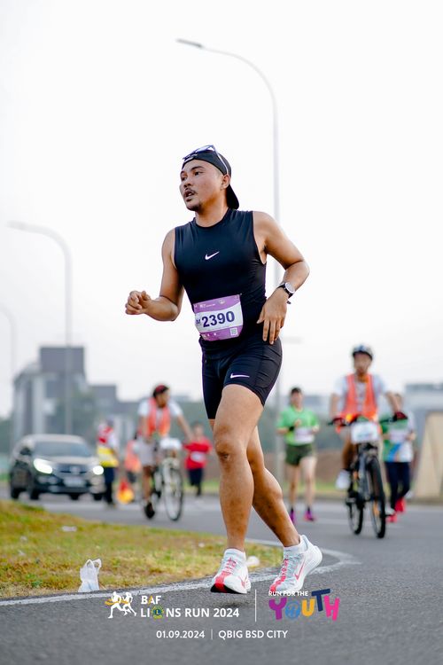 Race photo from BAF LIONS RUN 2024