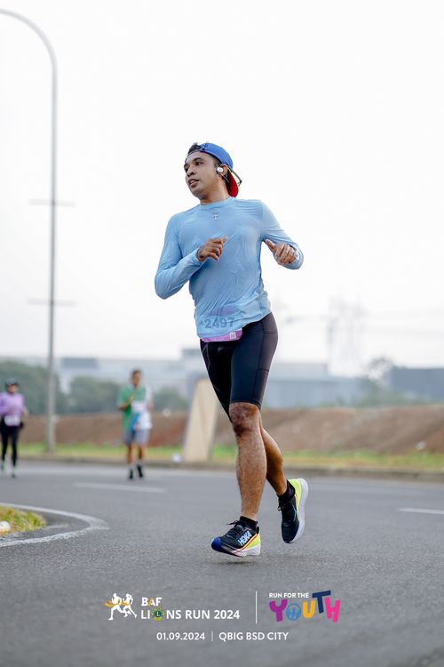 Race photo from BAF LIONS RUN 2024