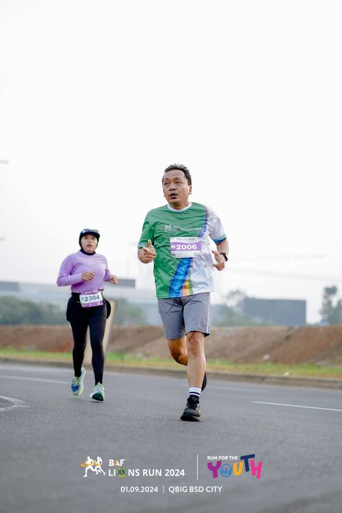 Race photo from BAF LIONS RUN 2024