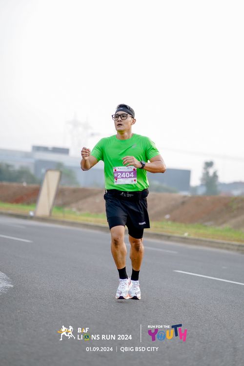 Race photo from BAF LIONS RUN 2024