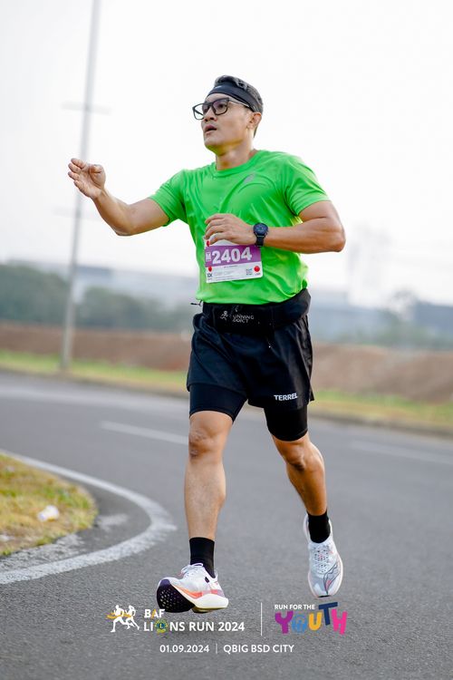 Race photo from BAF LIONS RUN 2024