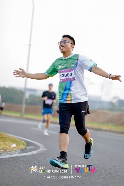 Race photo from BAF LIONS RUN 2024