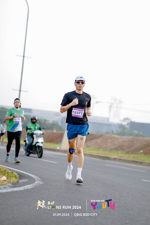 Race photo from BAF LIONS RUN 2024