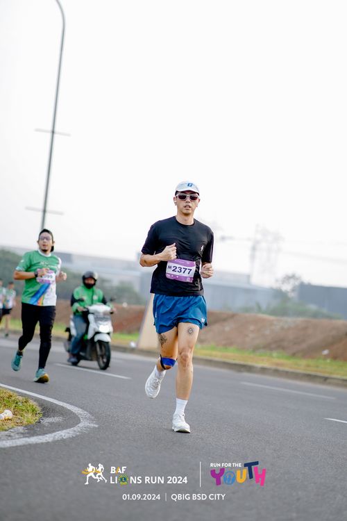 Race photo from BAF LIONS RUN 2024