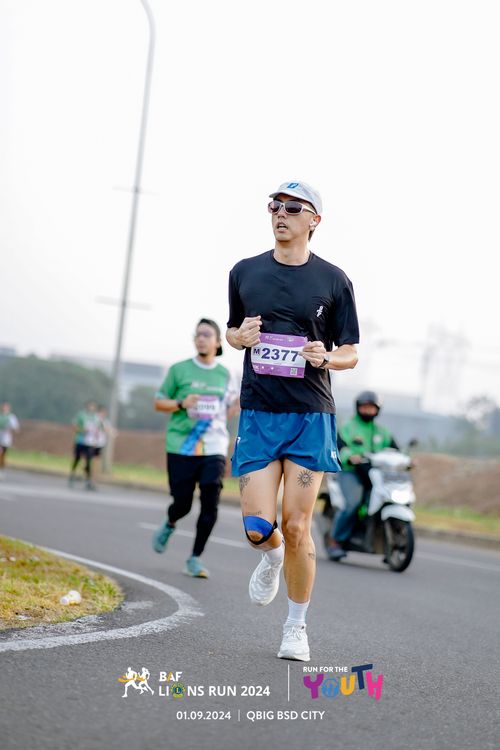 Race photo from BAF LIONS RUN 2024
