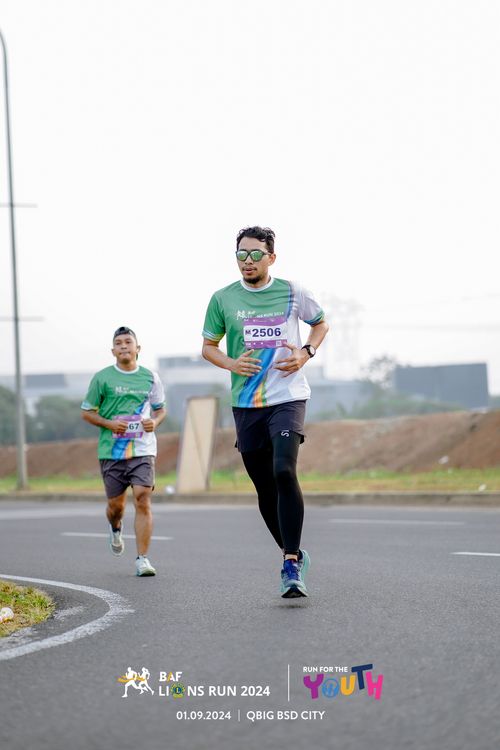 Race photo from BAF LIONS RUN 2024