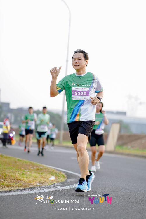 Race photo from BAF LIONS RUN 2024